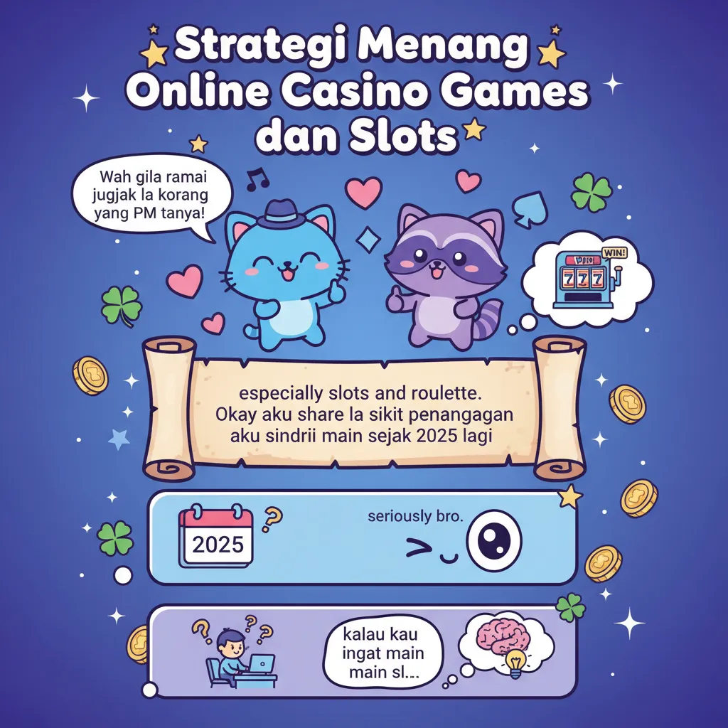 Strategi Menang Online Casino Games dan Slots