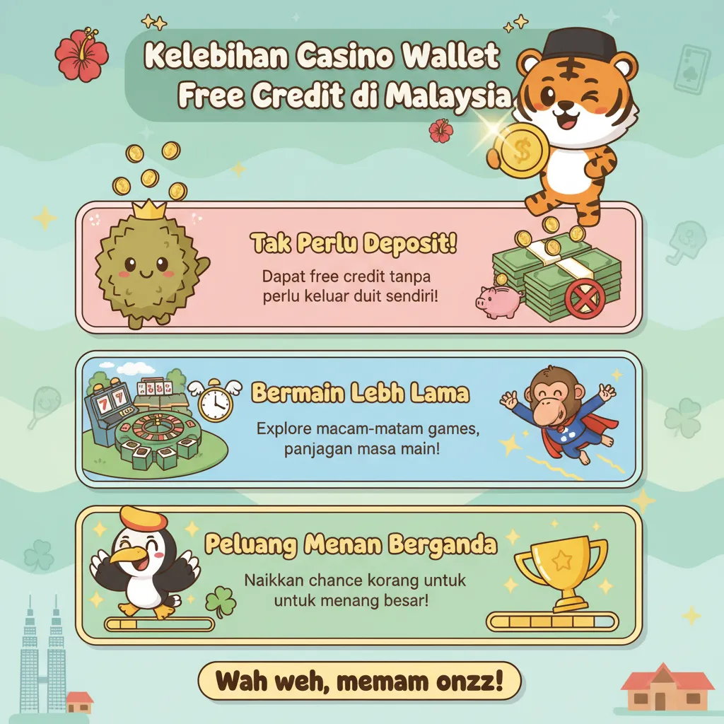 Kelebihan Casino Wallet Free Credit di Malaysia
